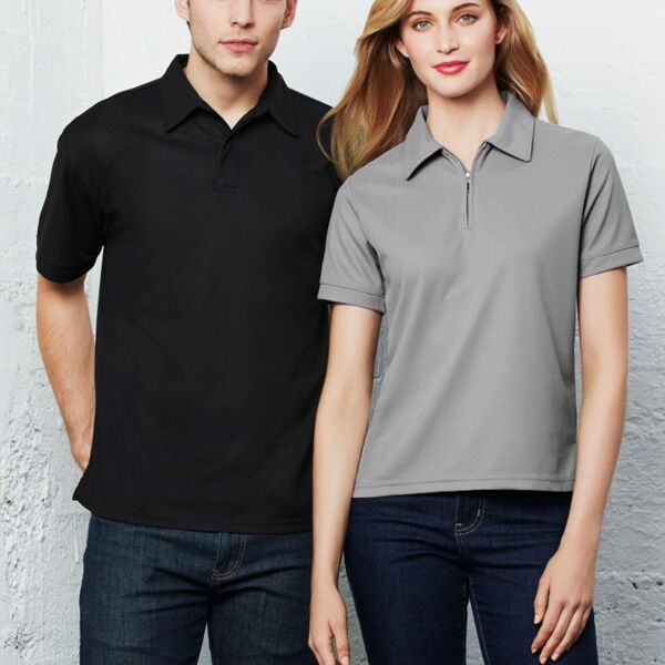 Mens Micro Waffle Polo Thumbnail