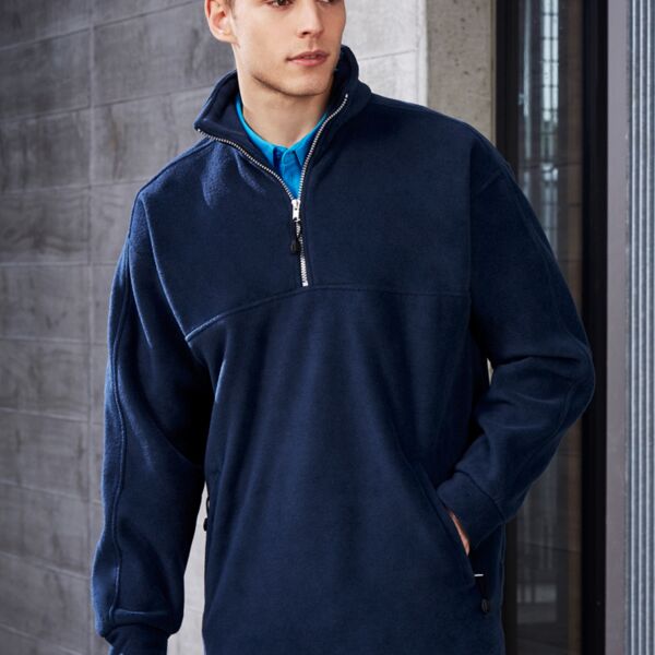 Mens Heavy Weight 1/2 Zip Winter Fleece Thumbnail