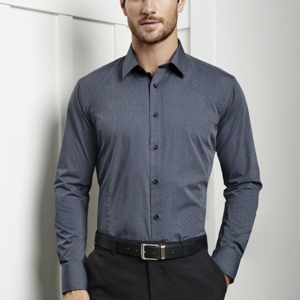 Mens Trend Long Sleeve Shirt Thumbnail