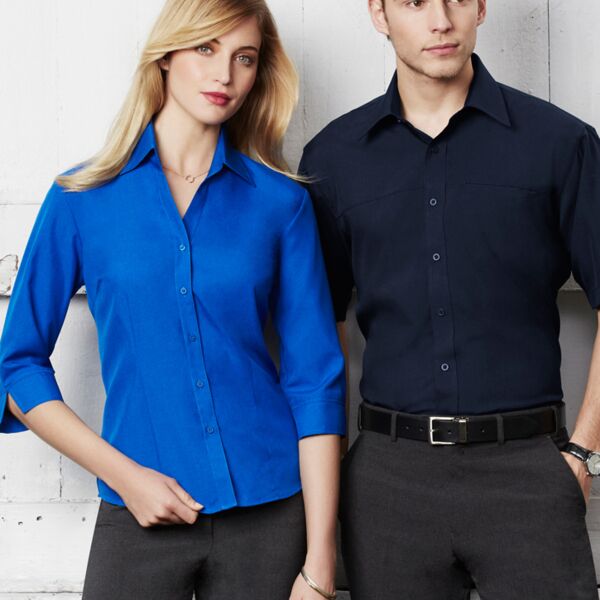 Mens Plain Oasis Short Sleeve Shirt Thumbnail