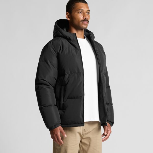 5590 Mens Hooded Puffer Jacket Thumbnail