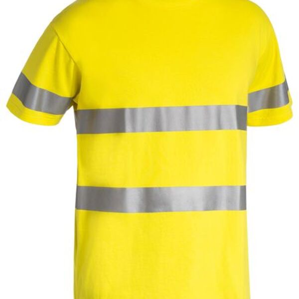 Taped Hi Vis Cotton T-Shirt Thumbnail