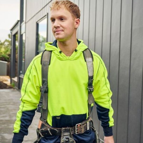 Hi Vis Fleece Hoodie Pullover Thumbnail