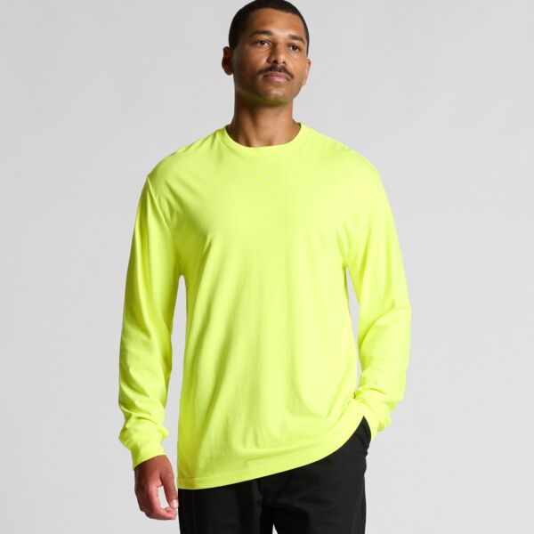 Mens Block Safety L/S Tee Thumbnail
