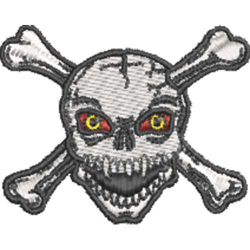 Skull and Crossbones 56x45mm Thumbnail
